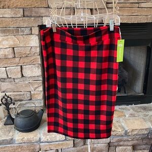 NWT Buffalo check pencil skirt